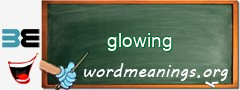 WordMeaning blackboard for glowing